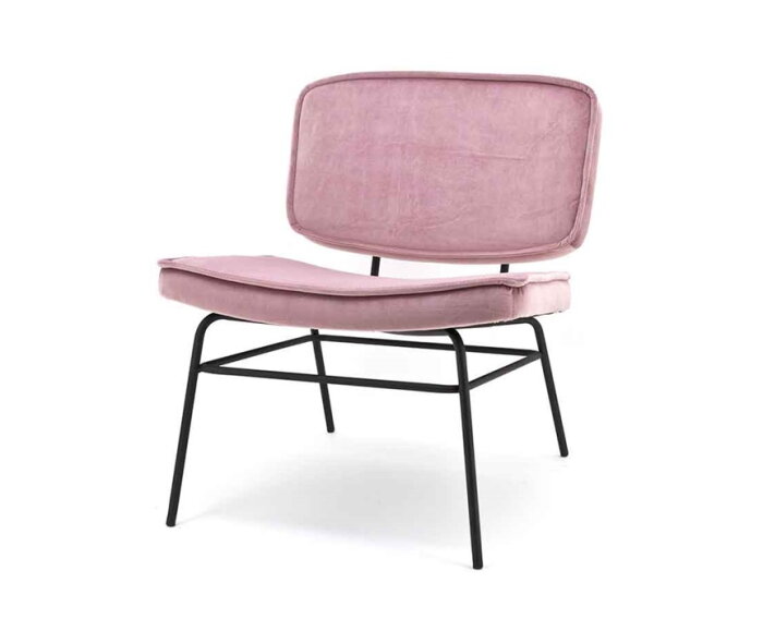 Fauteuil Vice Oud Roze - By-Boo 0886 | Meubelplaats.nl