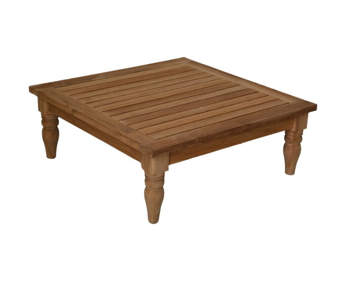 Bahama salontafel - 80x80x30 - naturel -  teak