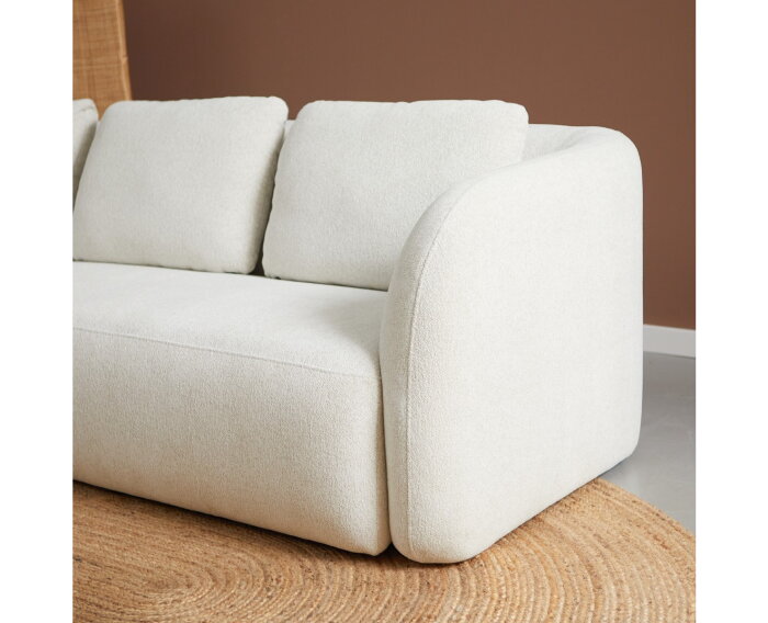 Hoekbank CLOUD met chaise longue links - Beige