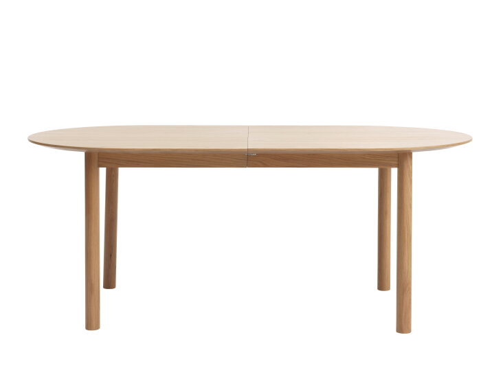 Eettafel Gallina eiken uitschuifbaar 100x190-280 cm - Naturel