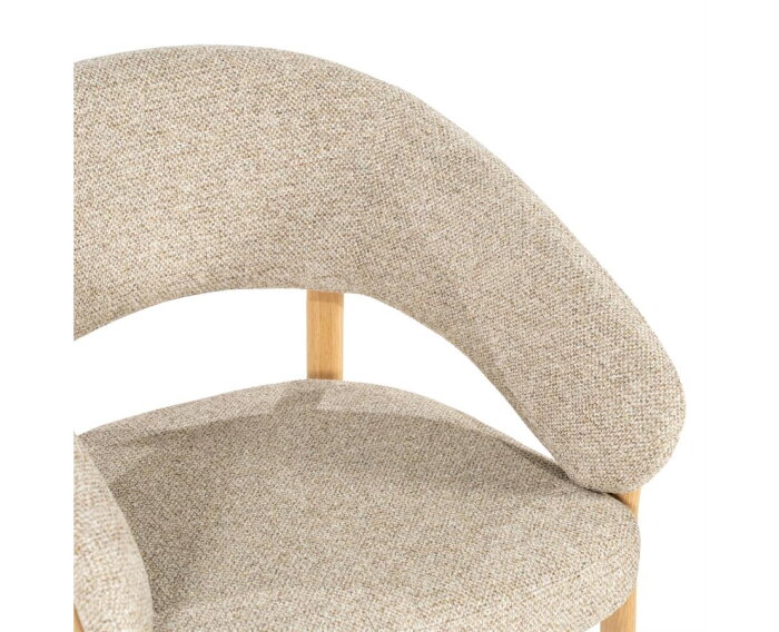 Chair Sedia with armrest - natural | BY-BOO