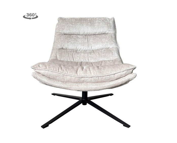 Venice Fauteuil - fabric BMG806 beige (draaibaar)