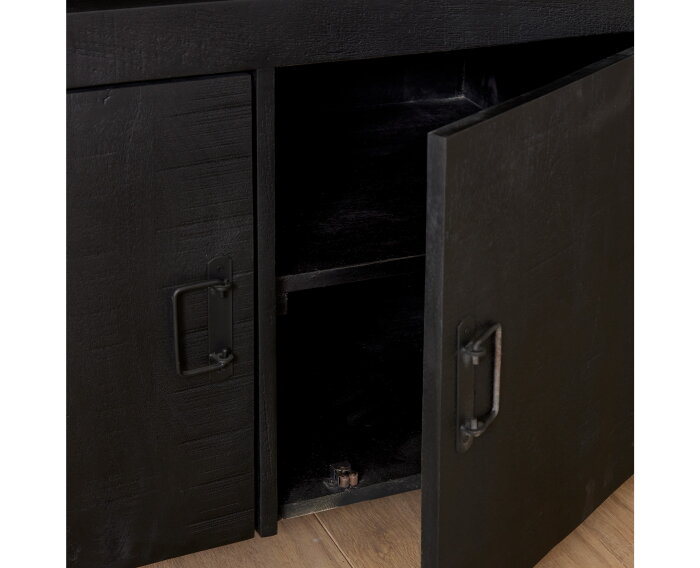Dressoir Boaz Black | 175 cm