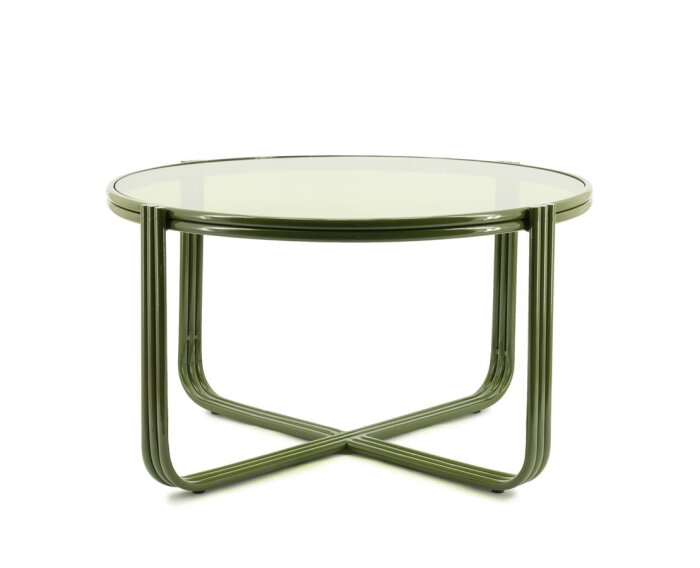 Coffee table Groovy 63x63cm - groen | BY-BOO