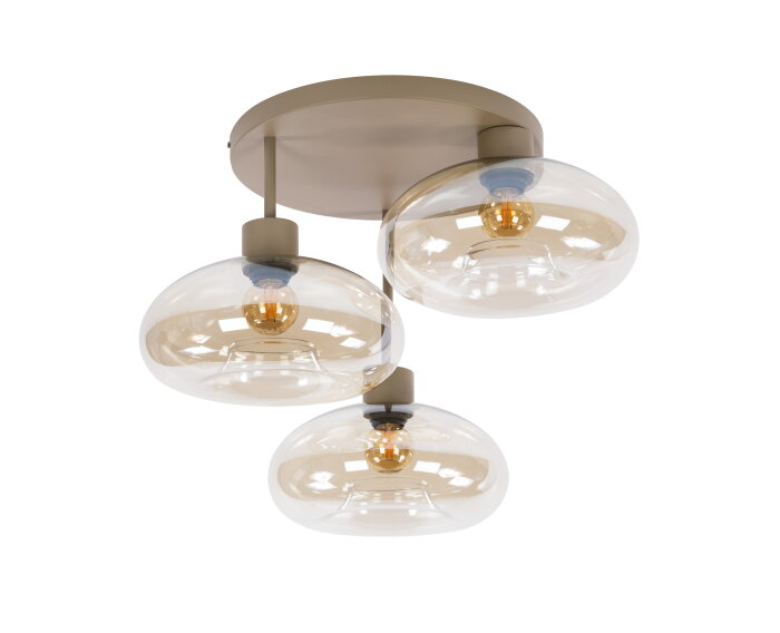 Plafondlamp Serene 3L - Beige