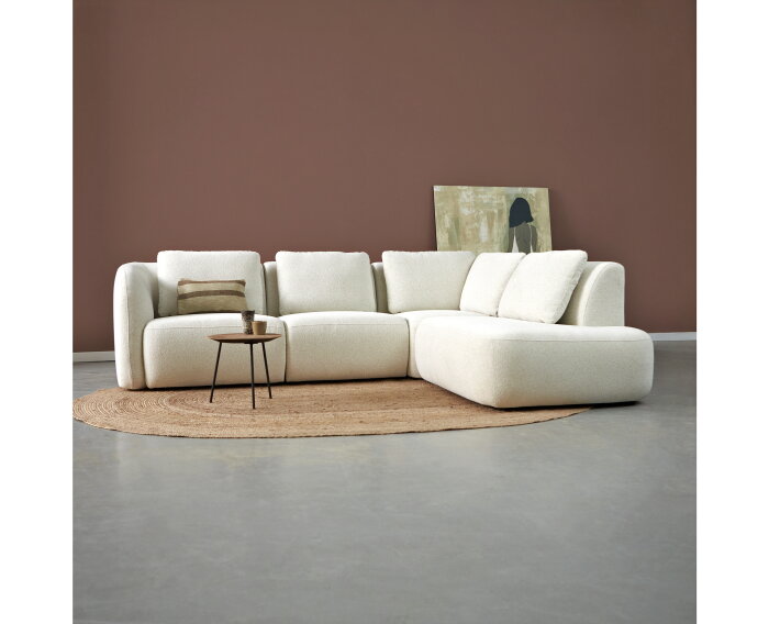 CLOUD met ottoman rechts - Raven 22