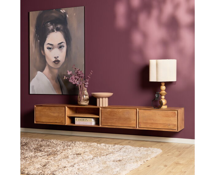 Zwevend tv meubel Ambiance Naturel | 120 cm