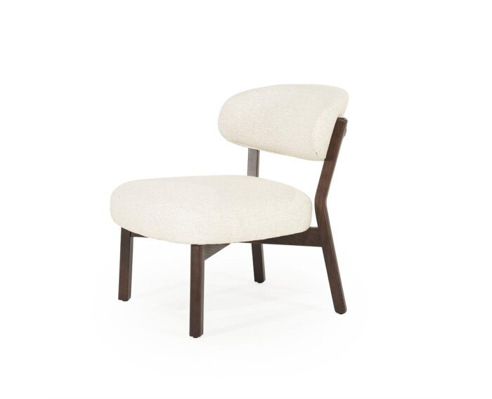 Fauteuil Mikky bruin - beige | Eleonora