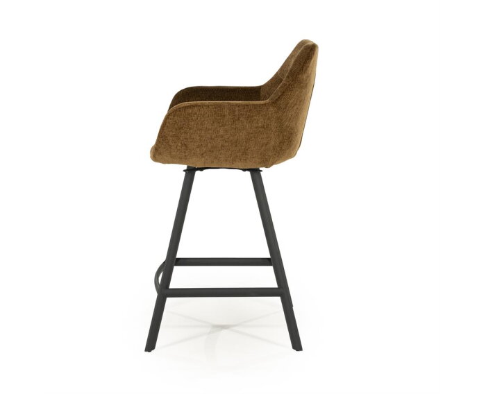 Barstool Bliss with armrest - mustard | BY-BOO