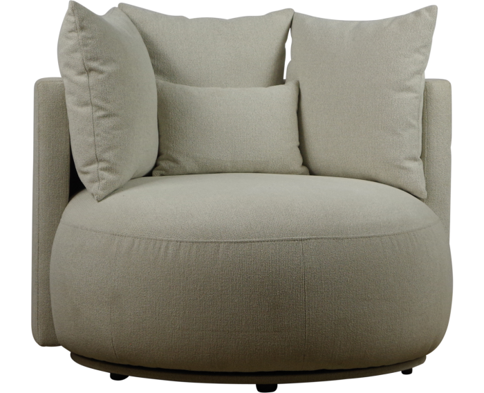 Fauteuil Ravi draaibaar - Loveseat - beige