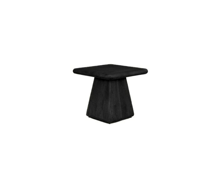 Asti Bijzettafel vierkant zwart 60 cm