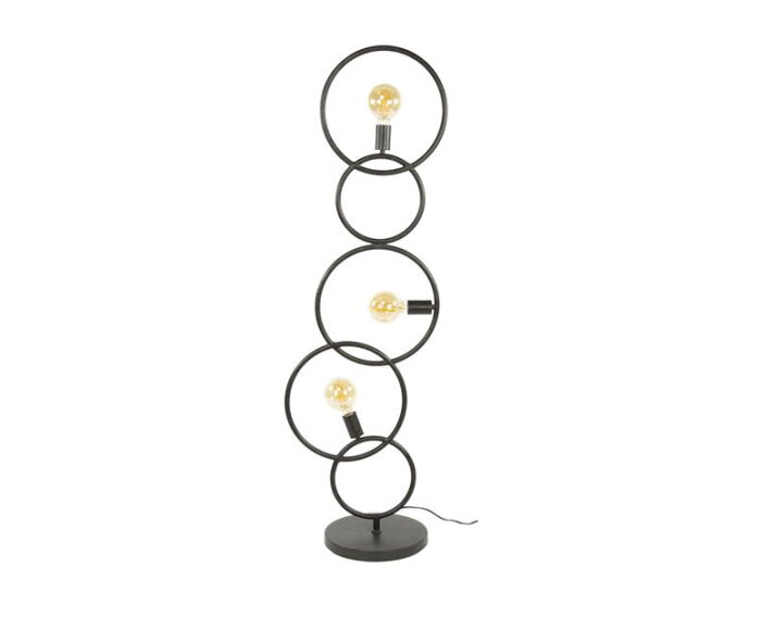 Vloerlamp 3L loop - Artic zwart