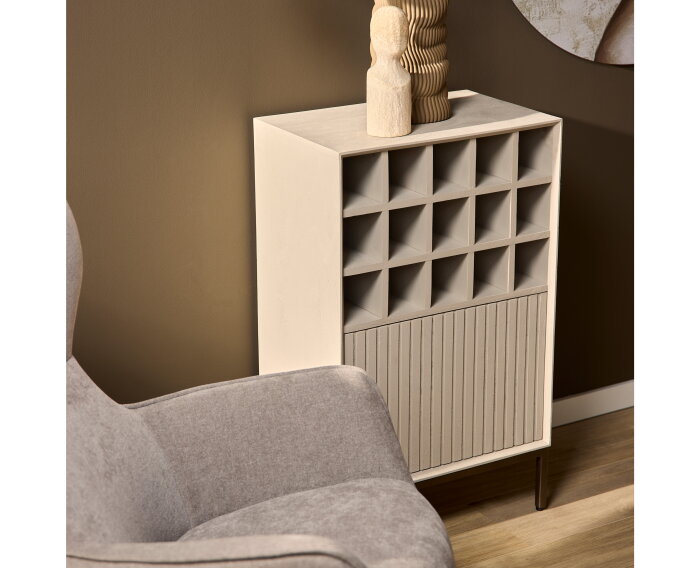 Wijnkast Madison Sand | 55 cm