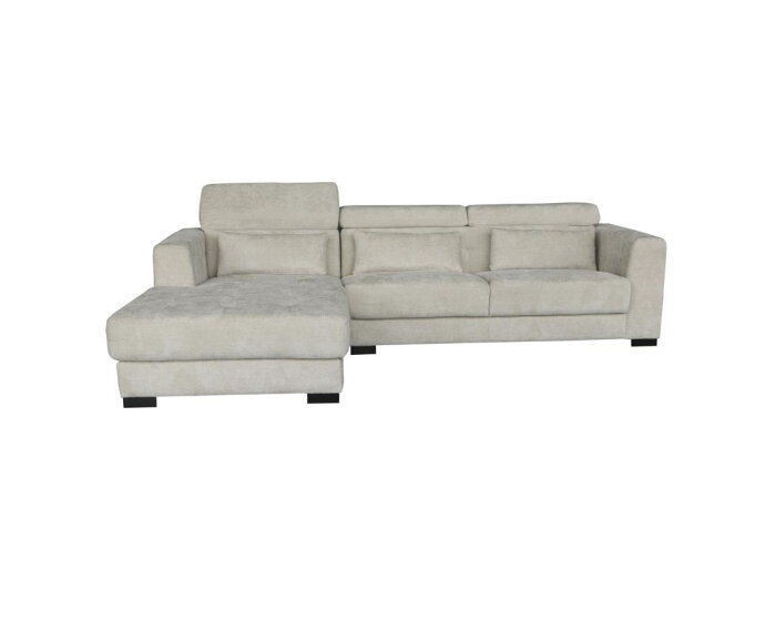 Brighton Chaise L + 3-AR - fabric XS85 15 Ivory