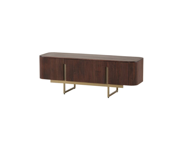 TV-meubel Cambridge 140cm Mangohout  - Walnut | Hotel collection