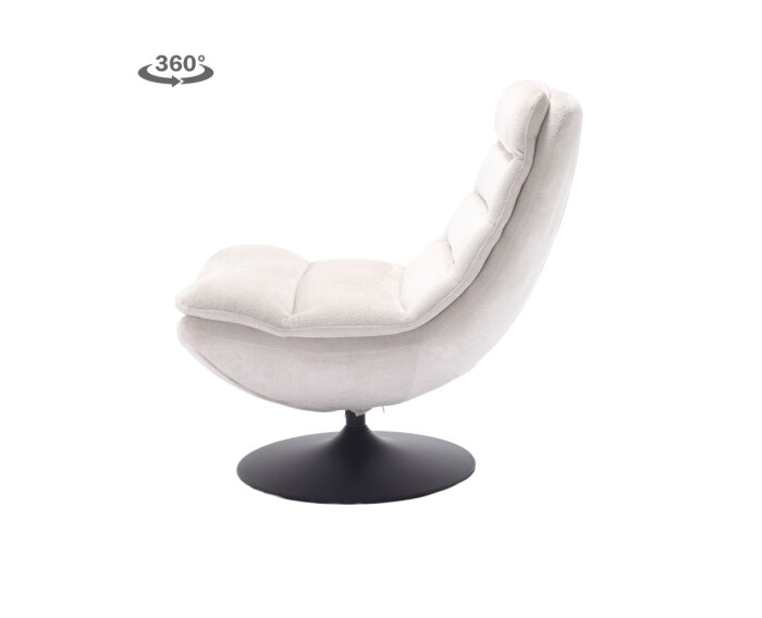 Marano Fauteuil - Harmony 02 almond white (draaibaar)