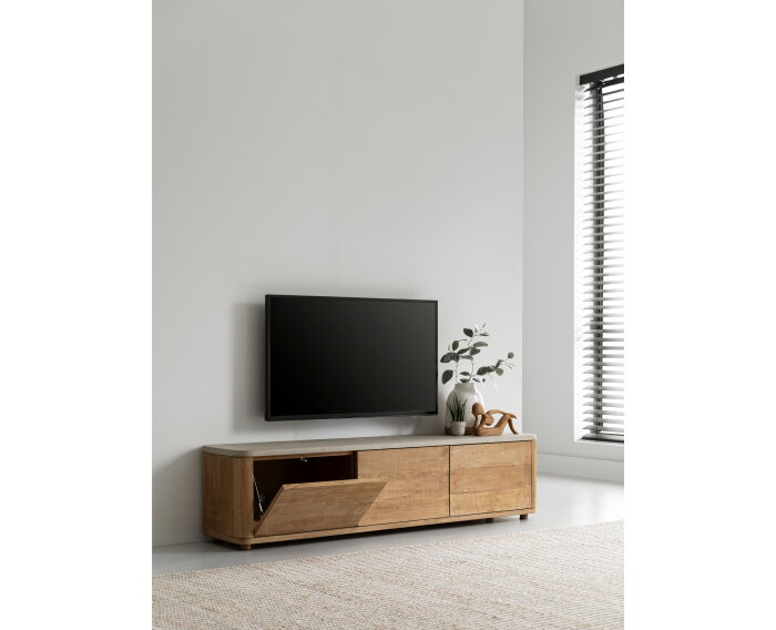 Nova tv meubel medium travertin top