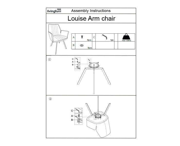 Louise Beige | Livingfurn