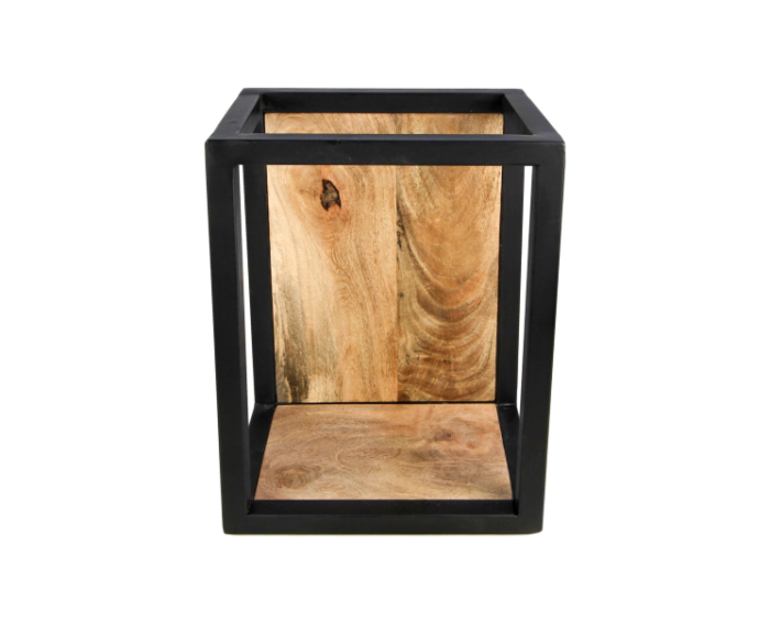 Wandbox Levels - 25x35 cm - mangohout/ijzer