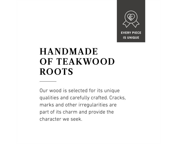 Must Living Vloerlamp Contemporary 66x66x180 cm - Boho Ibiza - teakhout