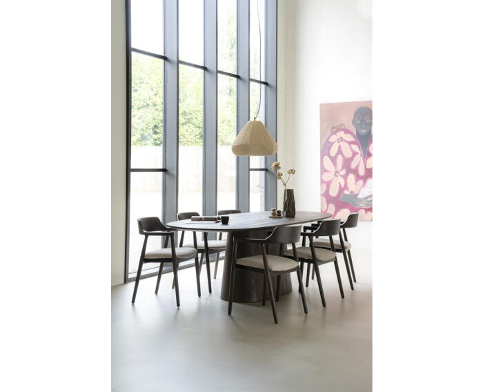 Eettafel Aron ovaal 250x110 - bruin | Eleonora