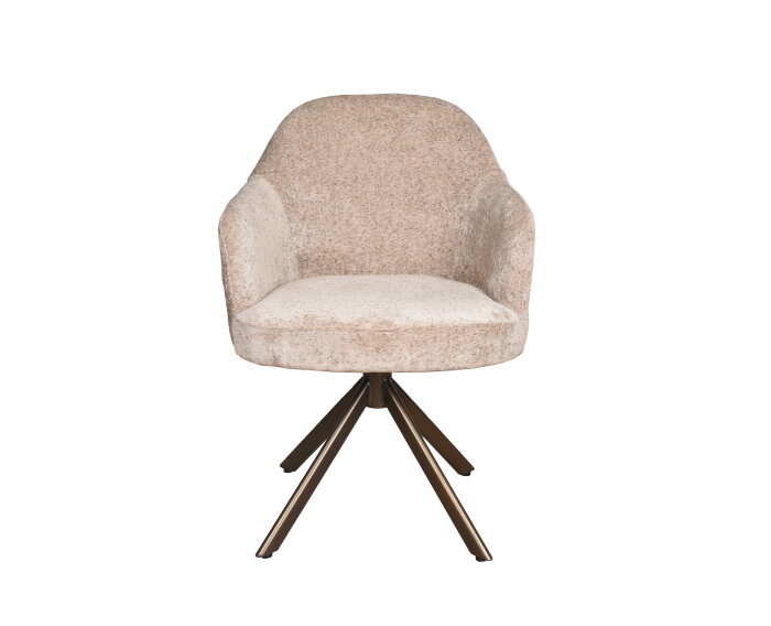 Eetkamerstoel New york poot Venus 360 anodic brown - be glory sand