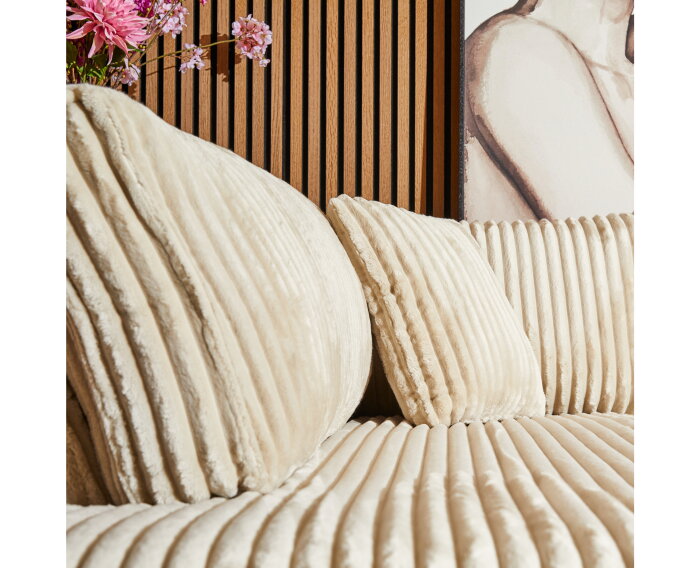 MySofa Teddy | 2,5 zits + Divan Rechts | Beige