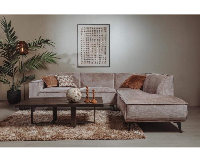 Tower Living Leeds 2 5-AL + Ottoman R - Touch 04 Taupe