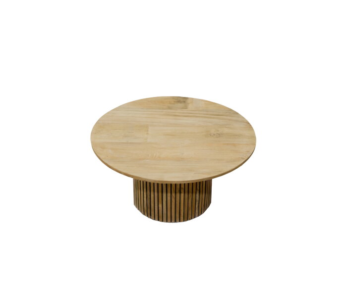 Salontafel Lausanne teakhout rond 80 cm