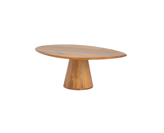 Salontafel Flare 120 cm mangohout - bruin | Nijwie