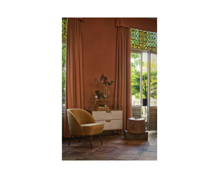 Fauteuil Vogue Fluweel Mosterd | BePureHome