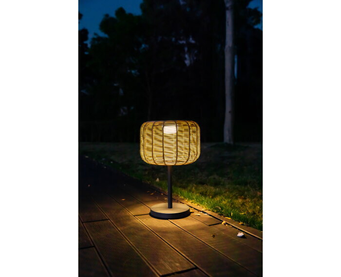 Buitenlamp Nina Garden Solar Rotan