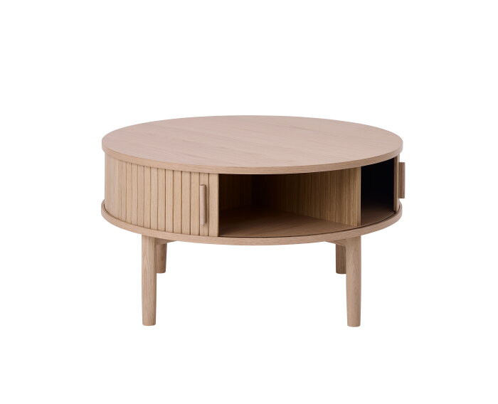 Salontafel Meta rond eikenhout &Oslash;85 CM - Naturel