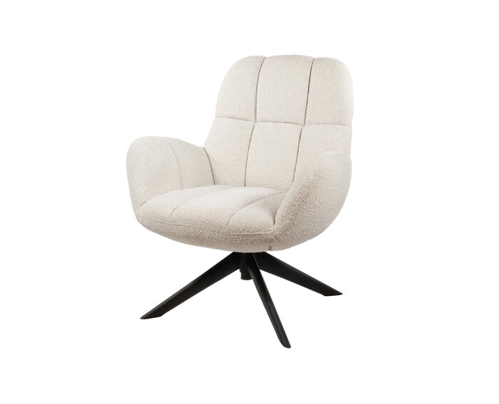 Fauteuil Elvis draaibaar Monet - Pearl