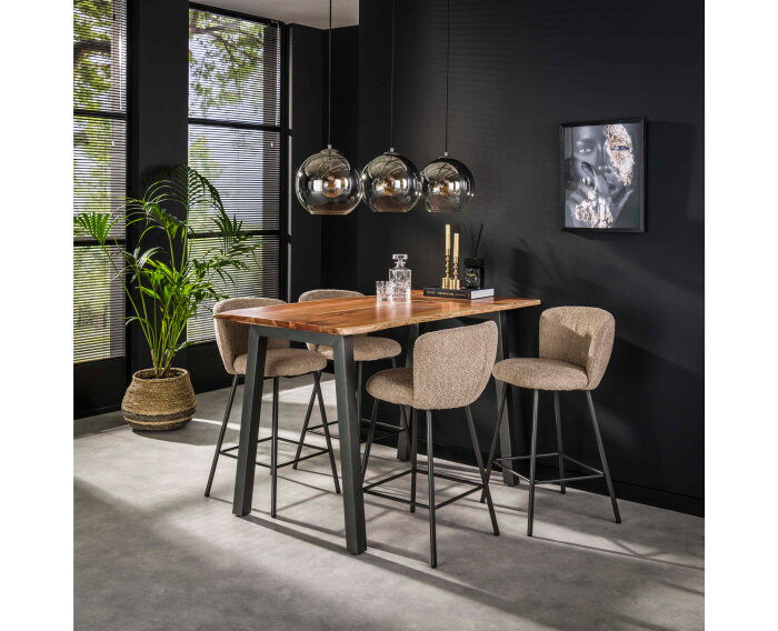 Bartafel Timber 147 cm | Slechts &euro;389 | Meubelplaats.nl
