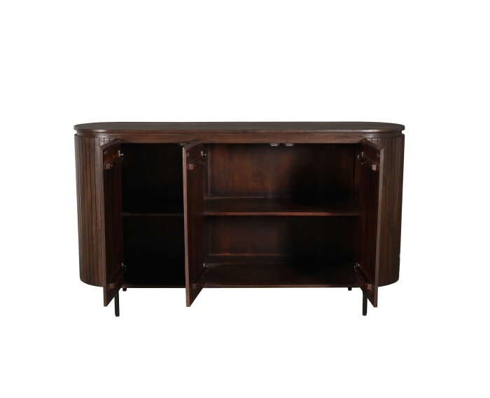 Dressoir Solana Bruin Mangohout 165 cm