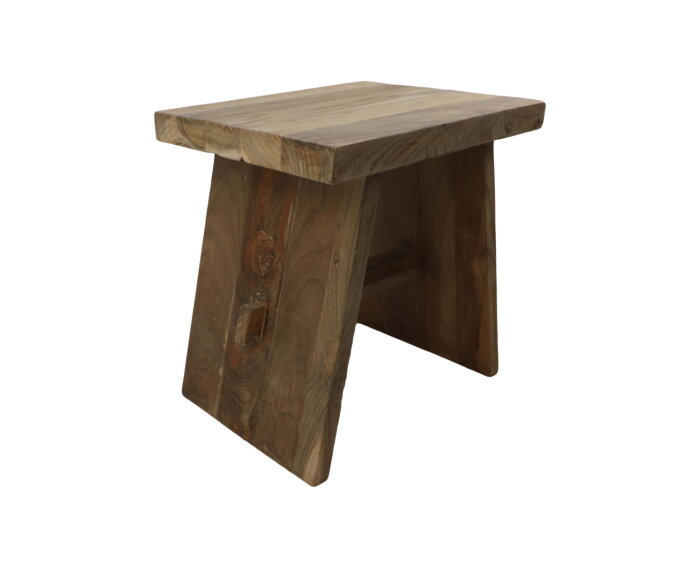 Kruk - 45x35x45 - Naturel - Teak