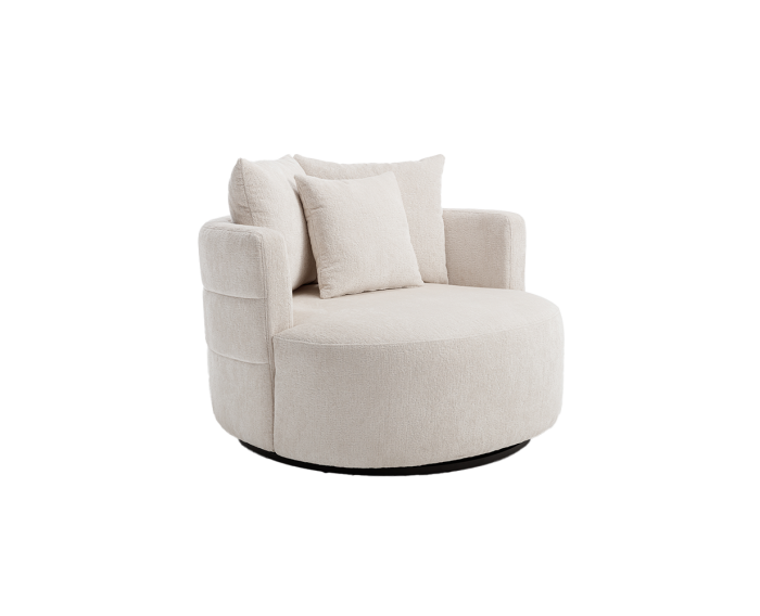 Bolza Fauteuil - Trenza 6 ivory (draaibaar)