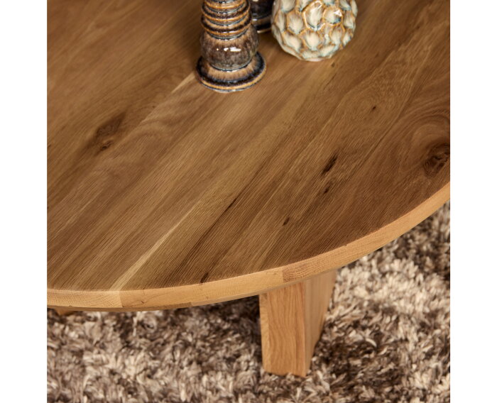 Salontafel Zillah | 130 cm | Naturel Eiken