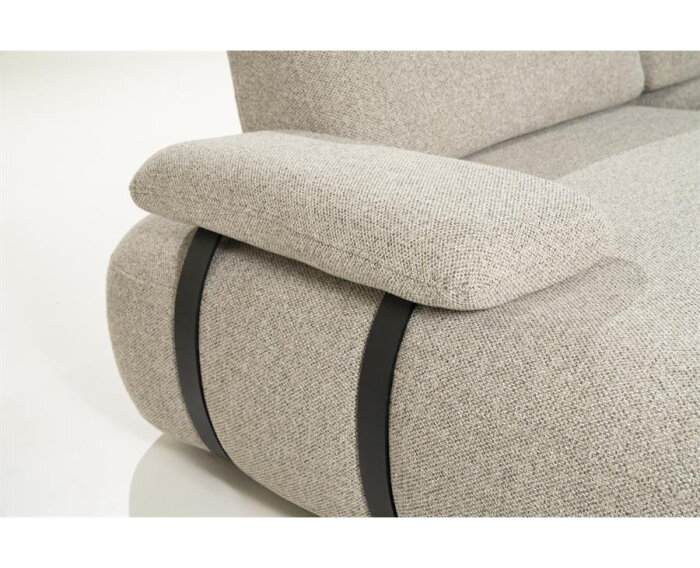 SEVN Emilia modulaire U-bank &ndash; Silencio Taupe &ndash; 427x262 cm - Zelf samen te stellen