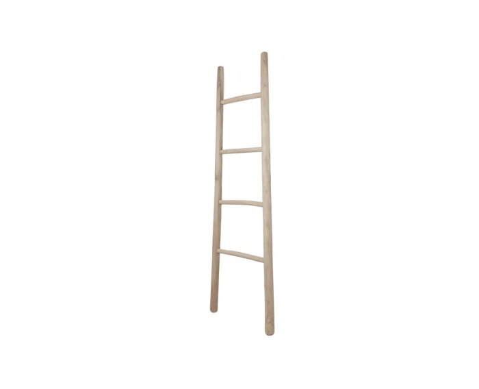 Decoratieve ladder - 35-45x5x150 - Naturel - Teak