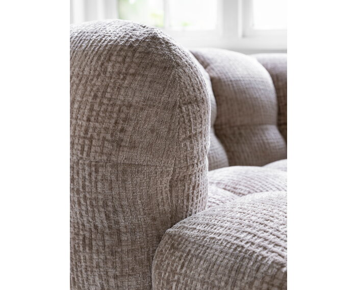 MUST Living Fauteuil Mars - Glamour sand - 75x102x95 cm