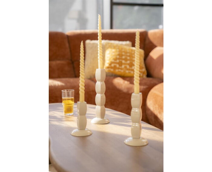 Candle holder Prinz - beige | BY-BOO