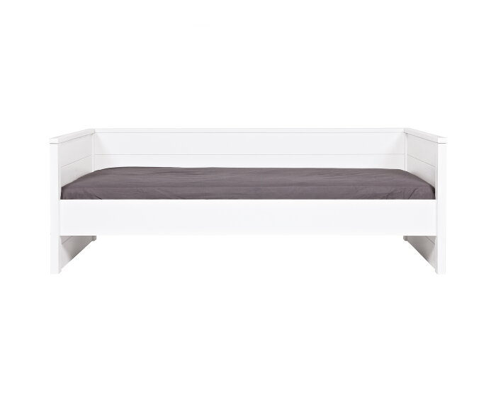 Jade Bedbank Wit Ongeborsteld (excl Lade) [fsc] - WOOOD