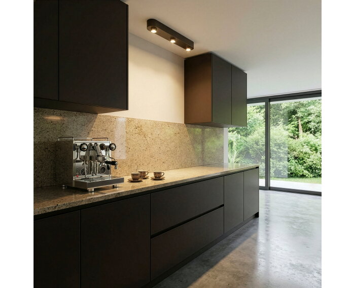 Plafondlamp Bar 3L - Sienna bruin