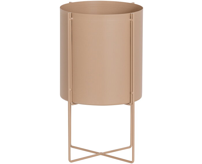 Arda Plantenpot Metaal Toffee Roze 40cm - WOOOD