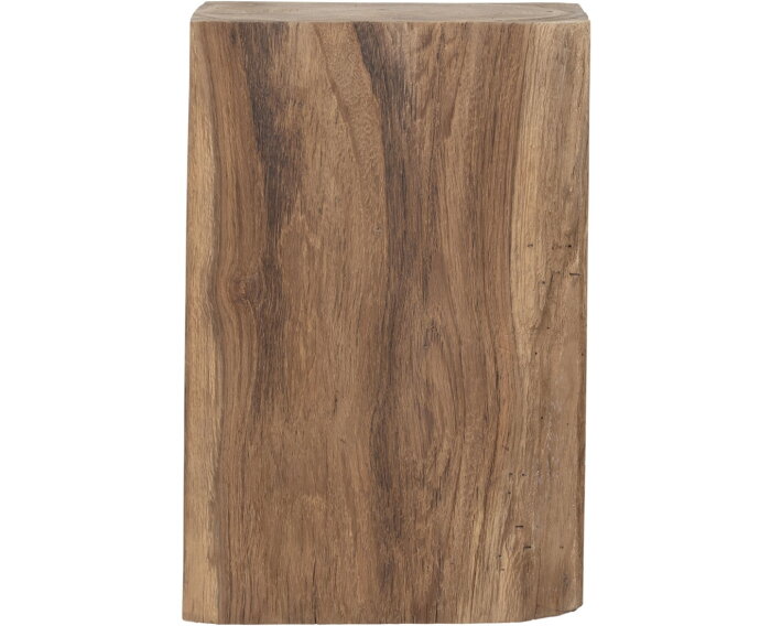 MUST Living bijzettafel Rio - teakhout stam - 38x25x25 cm