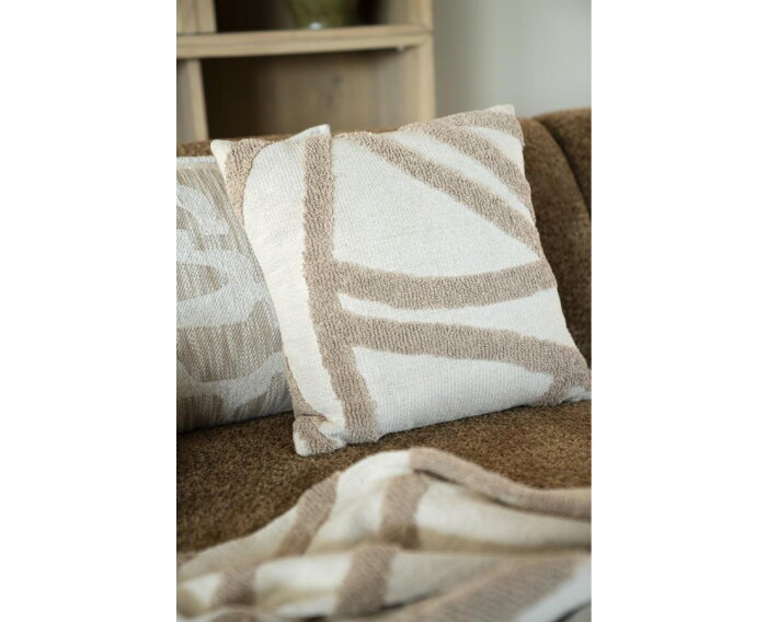 Pillow Majani 45x45cm - taupe | BY-BOO