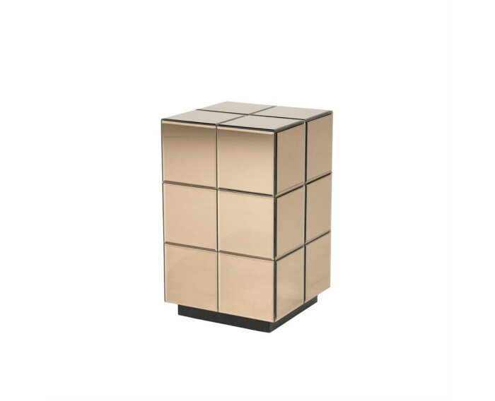 Side table Flectron 30x30cm - bruin | BY-BOO