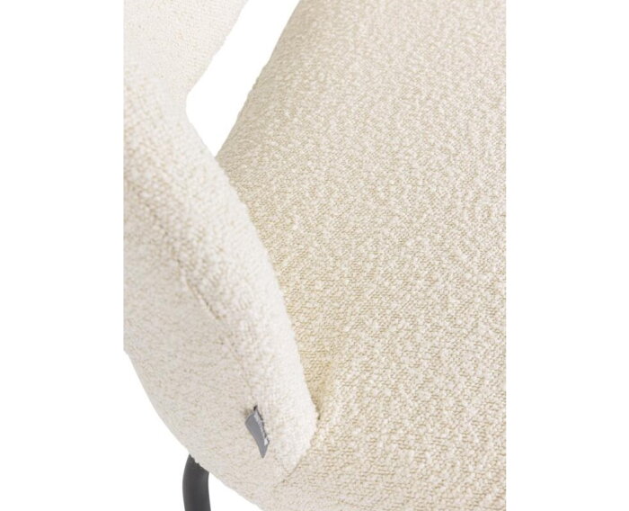 MUST Living eetkamerbank Bloom - 86x190x57 cm - Boucl&eacute; naturel